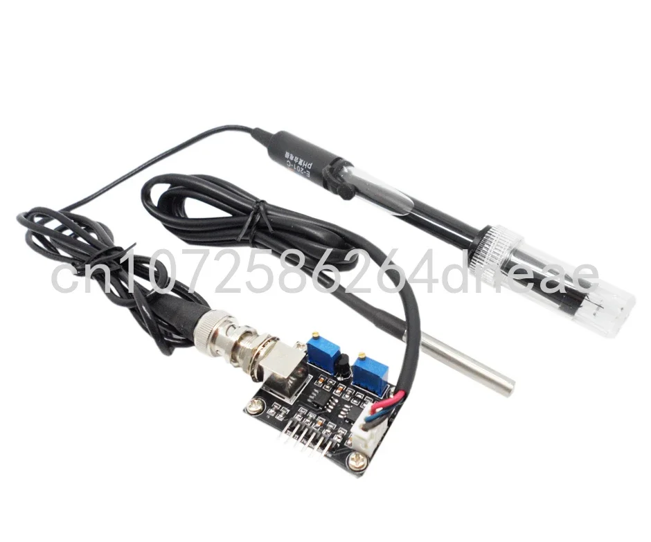 PH Value Detection Sensor Module with Temperature Compensation PH Water Quality Detection Acid-base Solution Value Kit