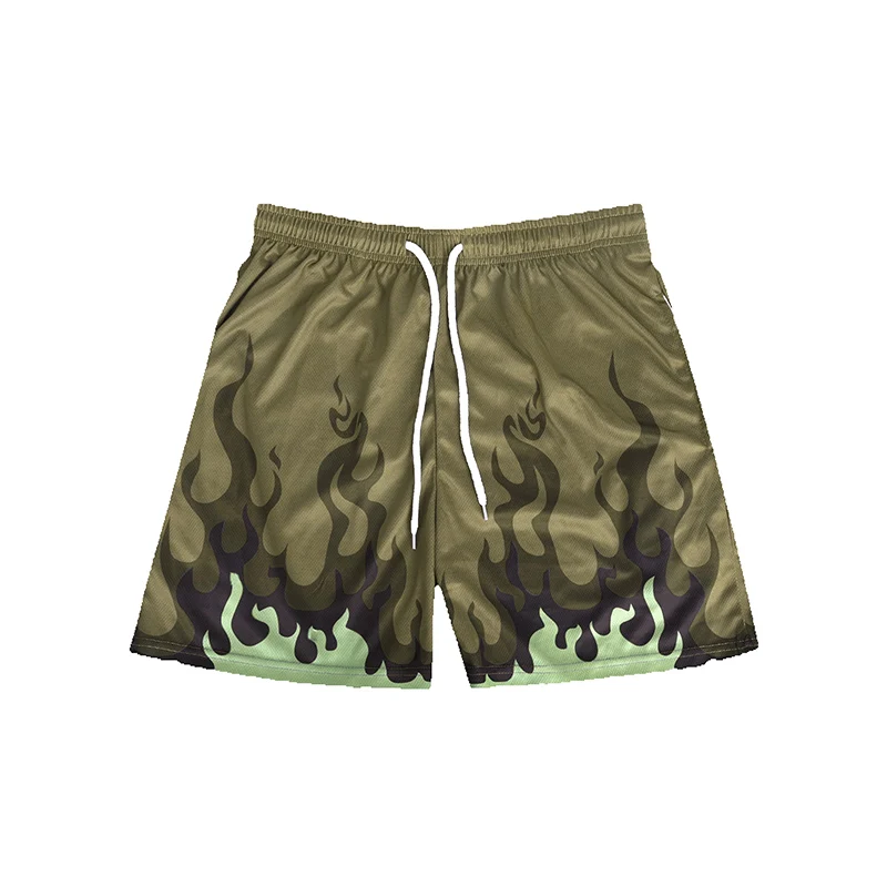 2025 NUOVI pantaloncini da basket in rete estiva pantaloni sportivi da uomo ad asciugatura rapida sport larghi casual alla moda da spiaggia