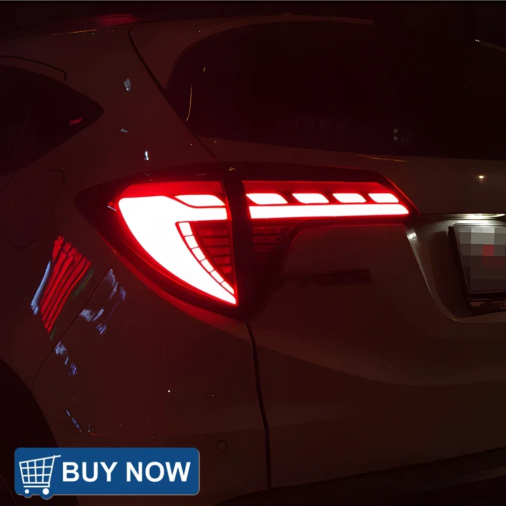 

Авто задние фонари для Honda Vezel Hr-V Xr-V 2014-2021, автомобильные задние фонари в сборе, обновленная светодиодная динамическая сигнальная лампа, аксессуары