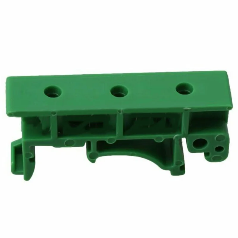 ABJI-10Pcs DRG-01 PCB Mounting Brackets Screws Green For DIN 35 Mounting Rails Adapter Replacements Parts
