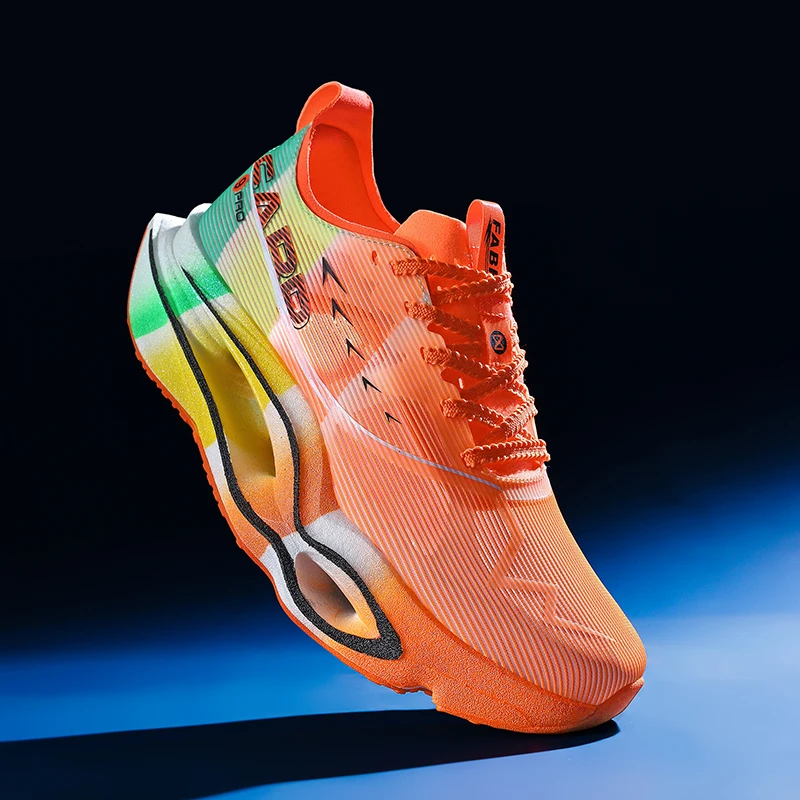 Men Women Racing Running Shoes Lightweight Cushioned Sneakers Outdoor Athletic Training Shoes Anti-slip Breathable Jogging Shoes