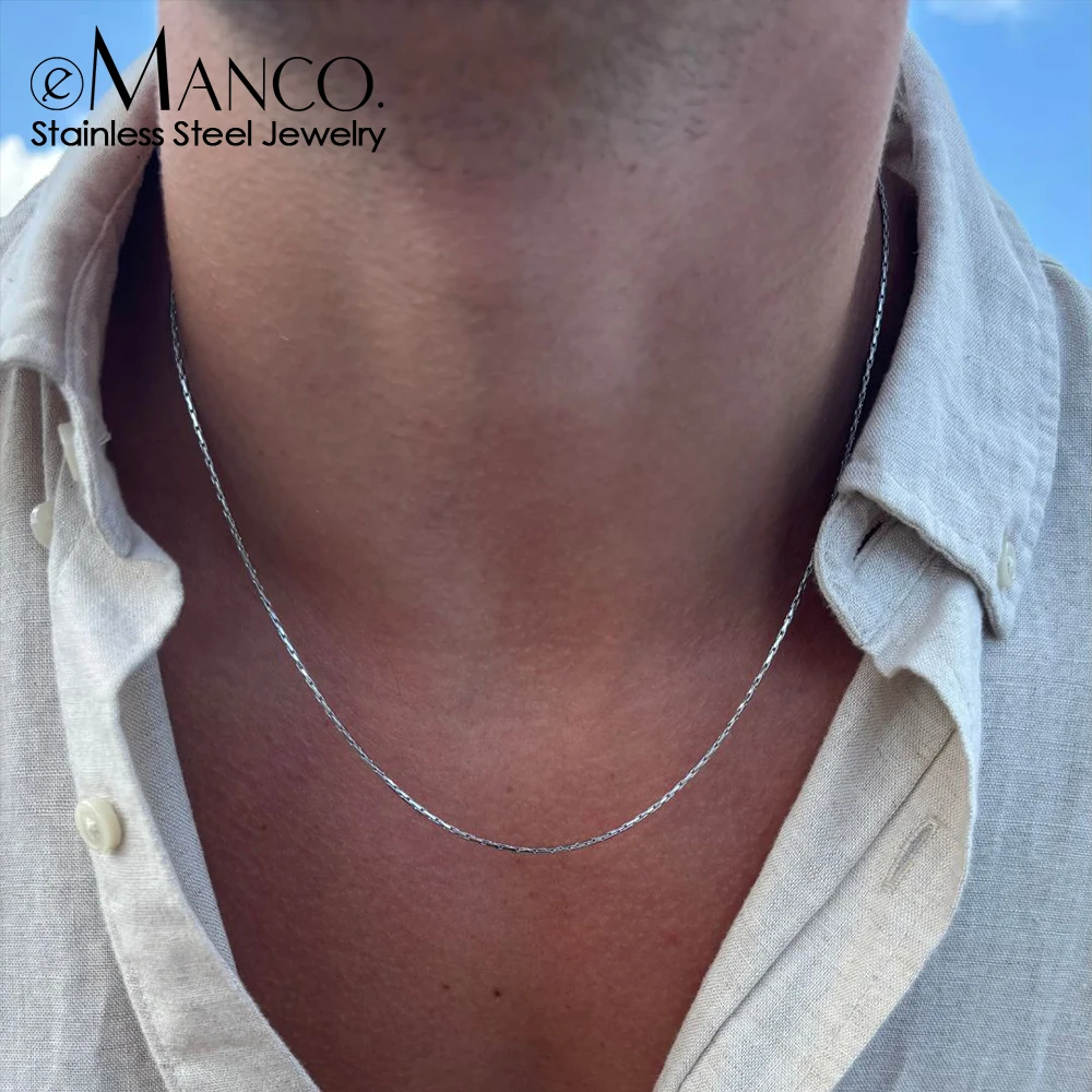 EManco Nouveau Collier Chaîne en Fil, Style Luxe Léger et Raffiné, Collier de Clavicule de Niche, Approvisionnement Direct Usine, Prix Abordable