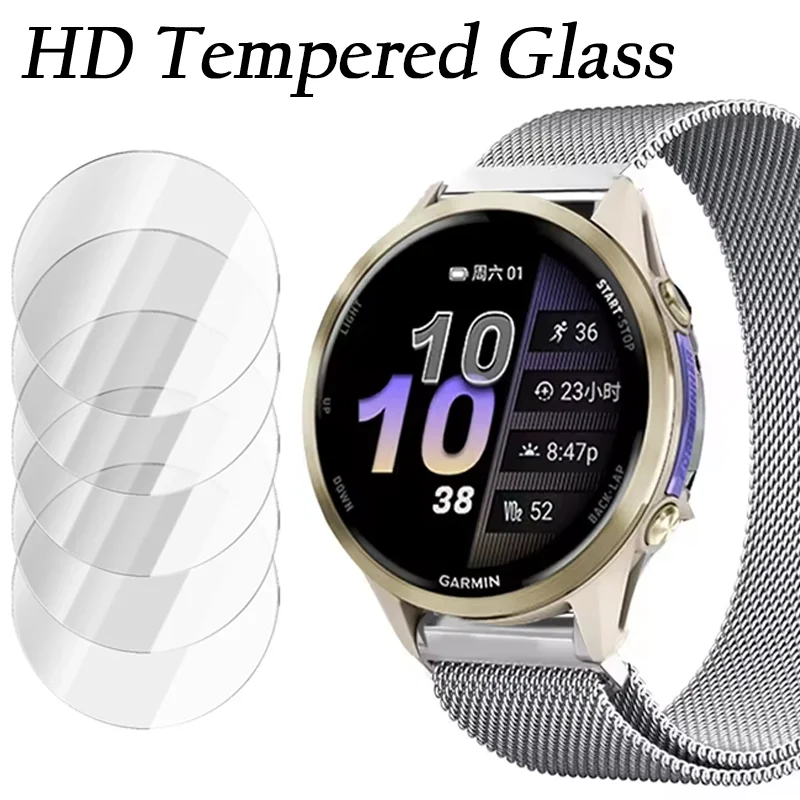 

Защитное стекло HD для Garmin Fenix 8 7 Quatix 8 Tactix 8, Forerunner 970 965 570 165, Venu 4, Active 6