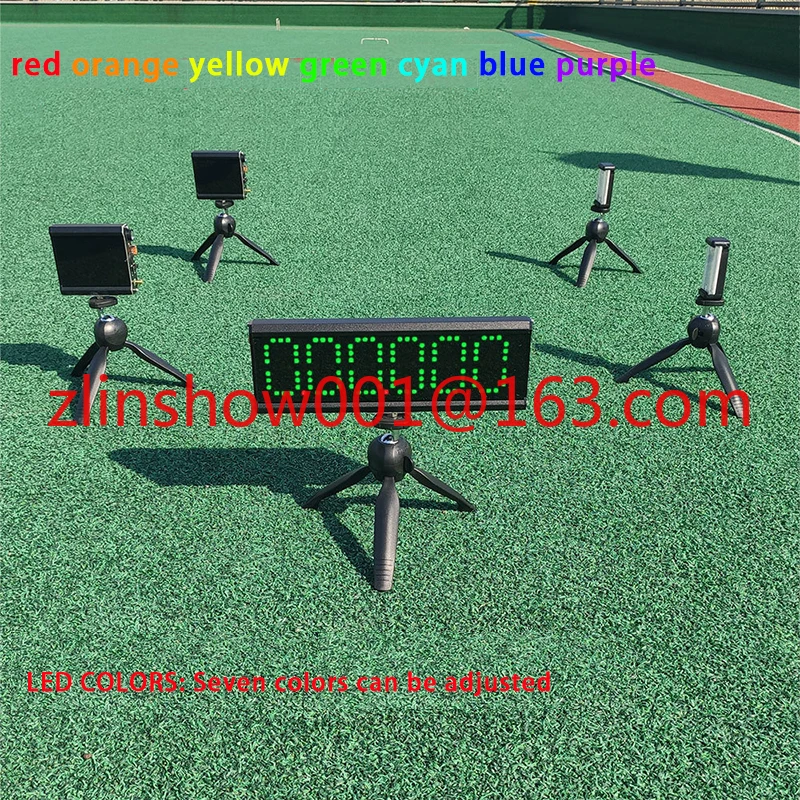 LED-Racing-Timing-Uhr zum Laufen, Countdown/Up, digitaler Race, kabelloser Laser-Timer mit Stativ