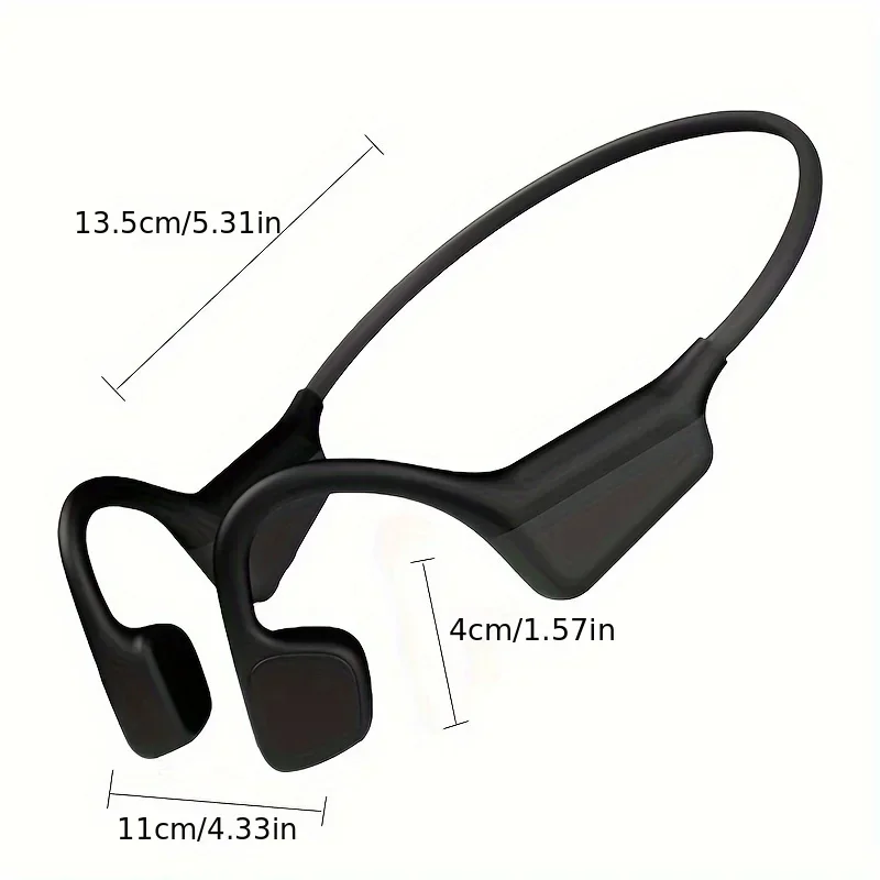 Neckband I18PRO Bluetooth 5.3 Headphones Bone Conduction Sport Earbuds HiFi Sound TWS Earphones Wireless Headest With Mic