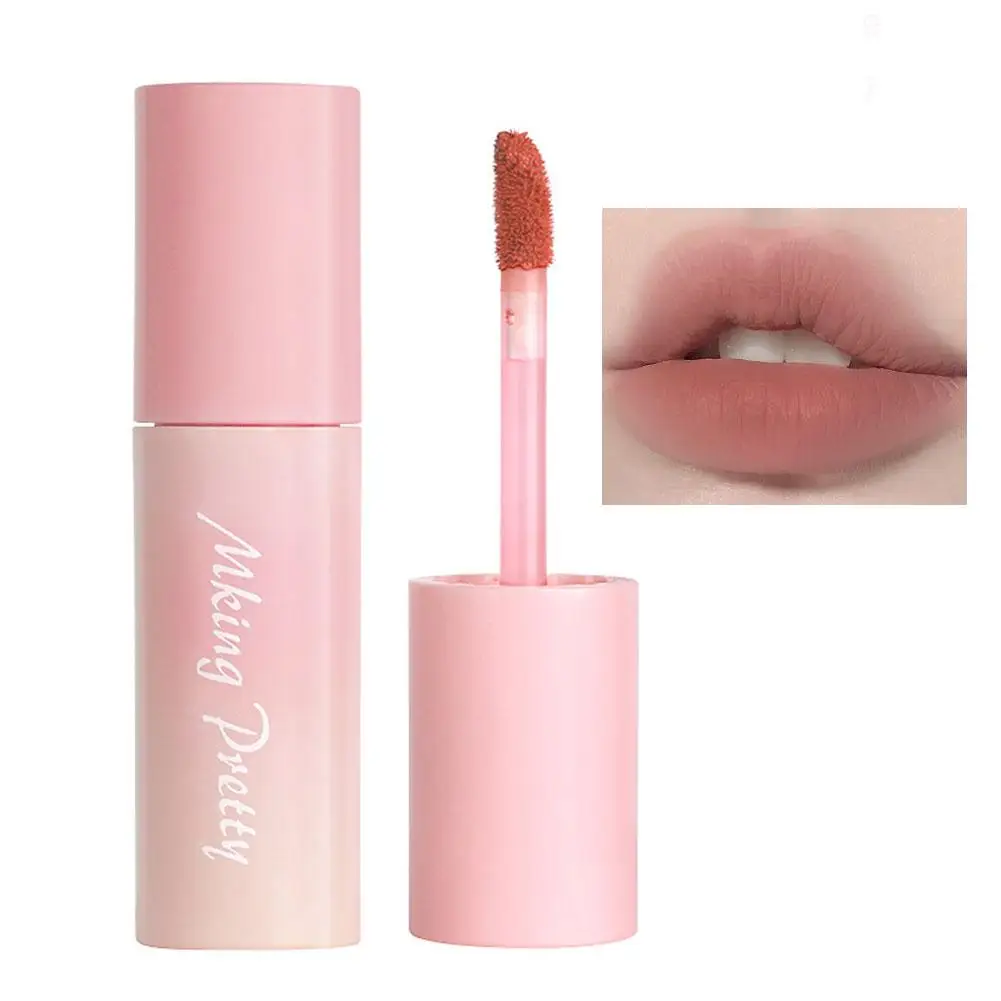 Pintalabios de alto brillo, lápiz labial rojo Sexy, tinte de belleza, maquillaje de mujer, cosmético, A3I4, 6 colores