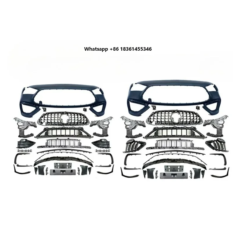 

For CLE-Class CLE260 CLE300 W236 2023-2026 modified amg53 amg63 style grille Body kit Front bumper assembly