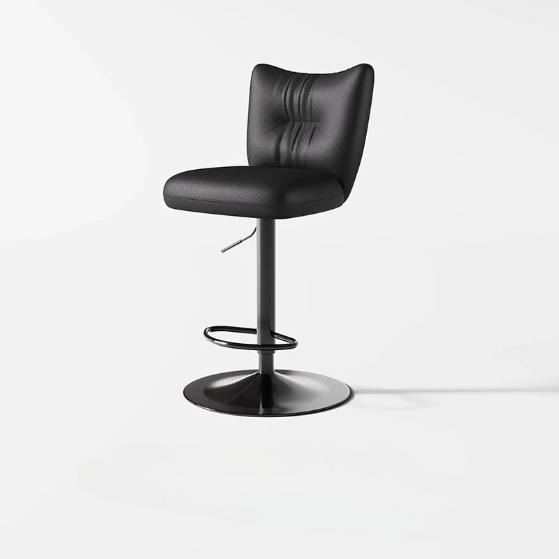 

Lifting bar chair Light luxury high chair Home backrest stool Cashier island rotating