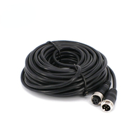 4 Pin Aviation Extension Video Cable 3M 5M 10M 15M 20M for Truck Bus Monitor Camera Connection
