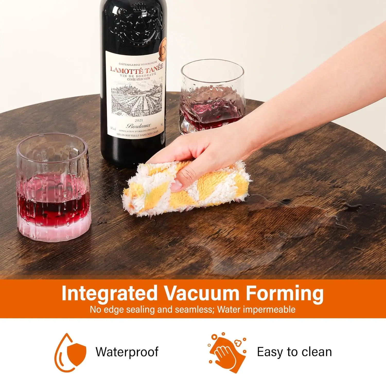 Bistro Table And Chairs Set Of 2,Pub Table,Modern Round High Top Table And Chairs,3-Piece Bar Table And Chairs Set For