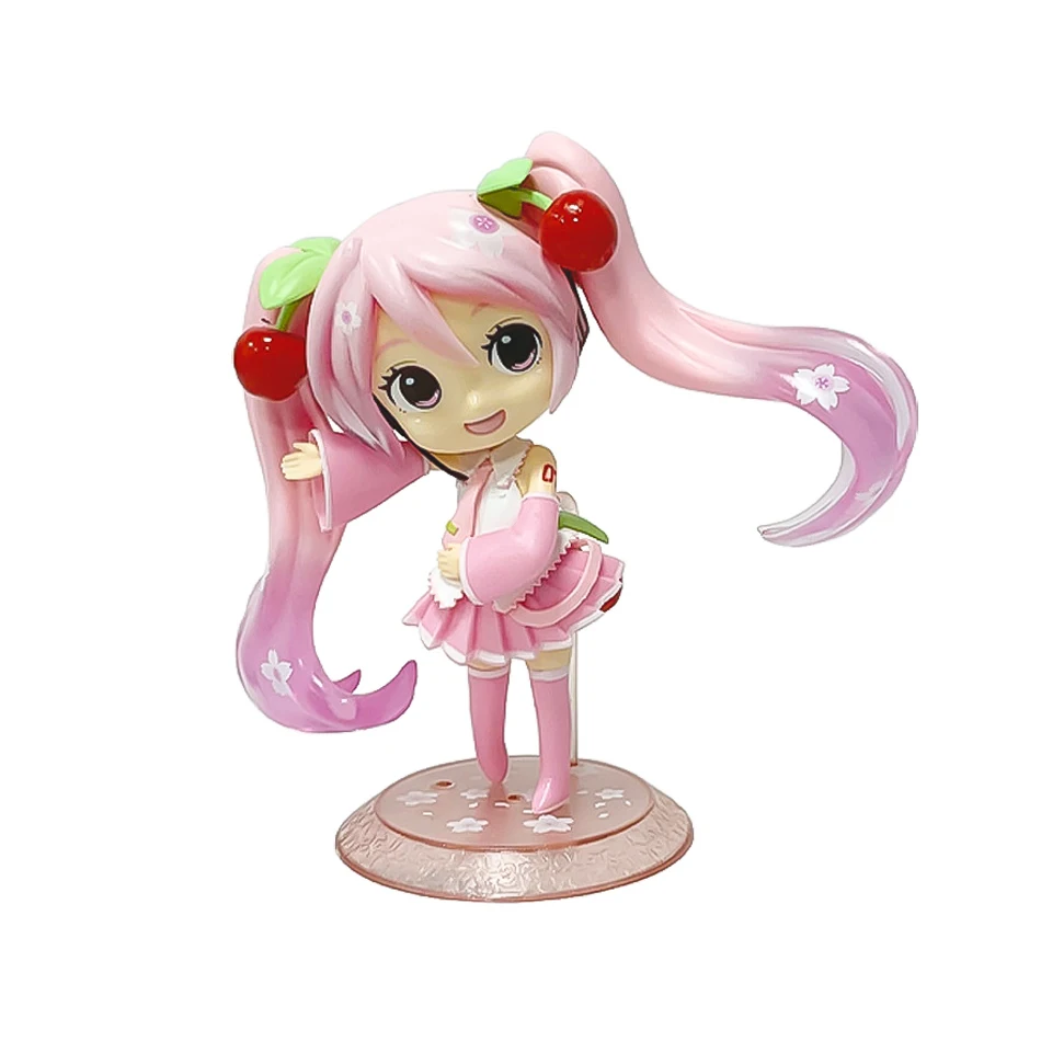 Hatsune Miku nouveau Anime 16 cm chanteur virtuel Manga Statue Figurines modèle jouets ordinateur bureau gâteau décoration jouets mignons