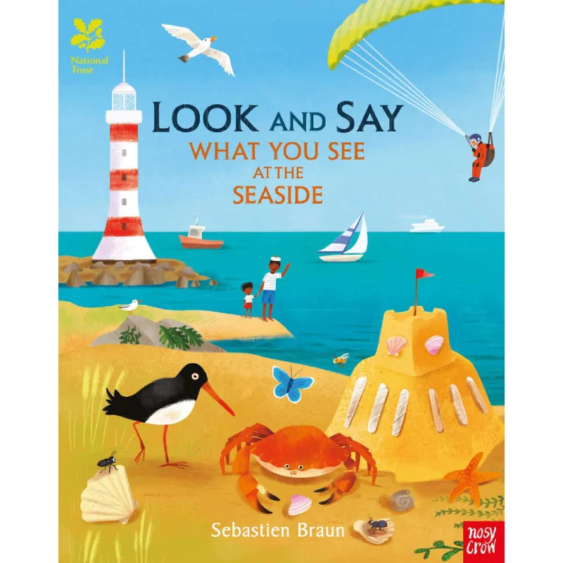 

Look And Say What You See At The Seaside Себастьян Браун Носи Ворона 9781788002509 Книга