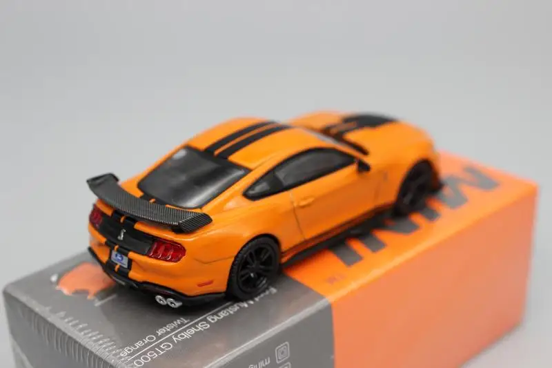 1:64  Mini GT ford Mustang Shelby GT500 #505 Collection  die-casting alloy cart model ornaments gifts