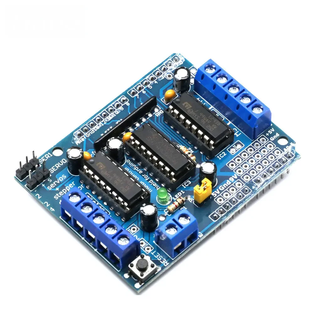 L293D Motor Control Shield – บอร์ดขยายมอเตอร์ไดรฟ์สําหรับ Arduino Motor Shield
