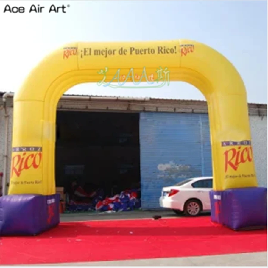 

Outdoor Inflatable Arch Giant Inflatable Archway Advertising Start Finish Line Racing Arch Banners with Air Blower