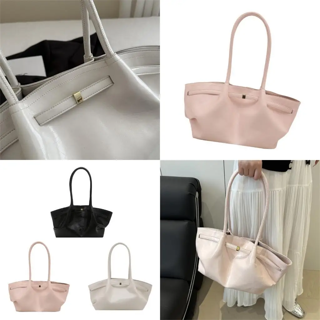

D46D Women Armpit Bag Simple Shoulder Bag Handbag Purse All-matching Underarm Bag