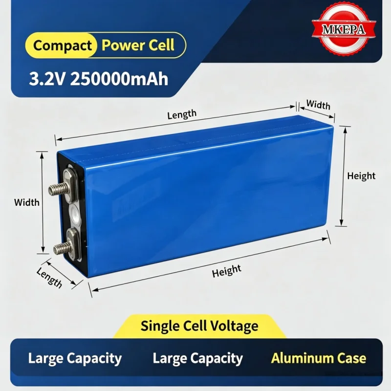 25000mAh 3.2V LiFePO4 Lithium Iron Phosphate Cell Deep‑Cycle Battery For 12V 24V 36V 48V Solar UPS