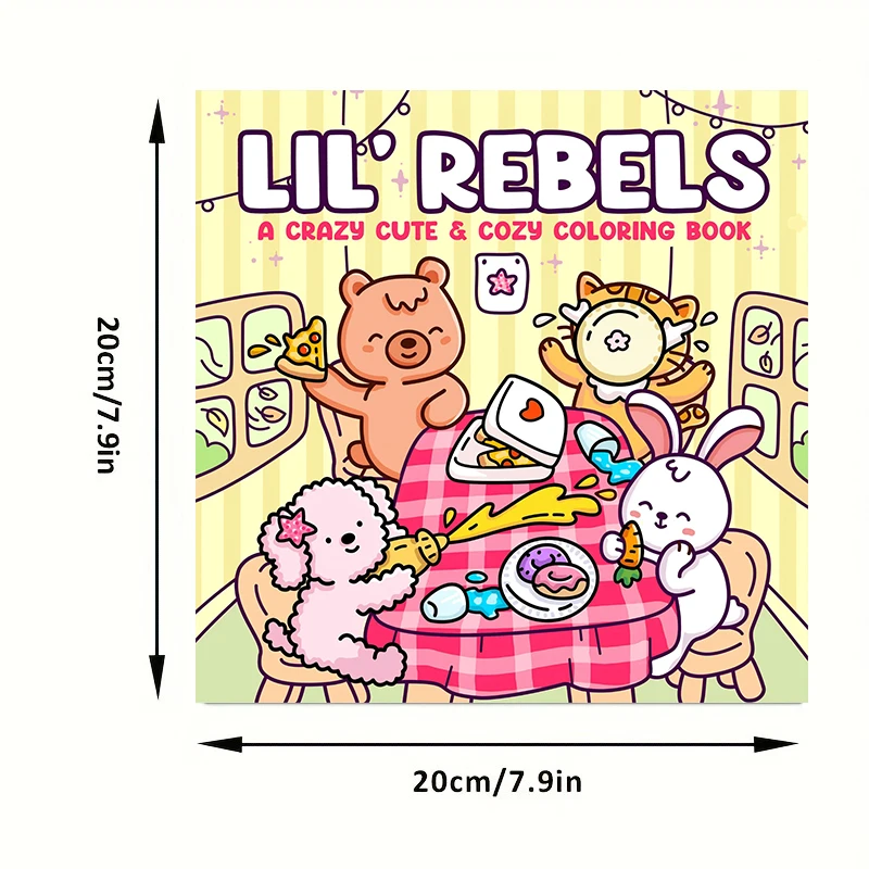 Libro para colorear de estilo acogedor de 28 páginas para adultos |   Libro para colorear, útiles de dibujo para Navidad, Acción de Gracias