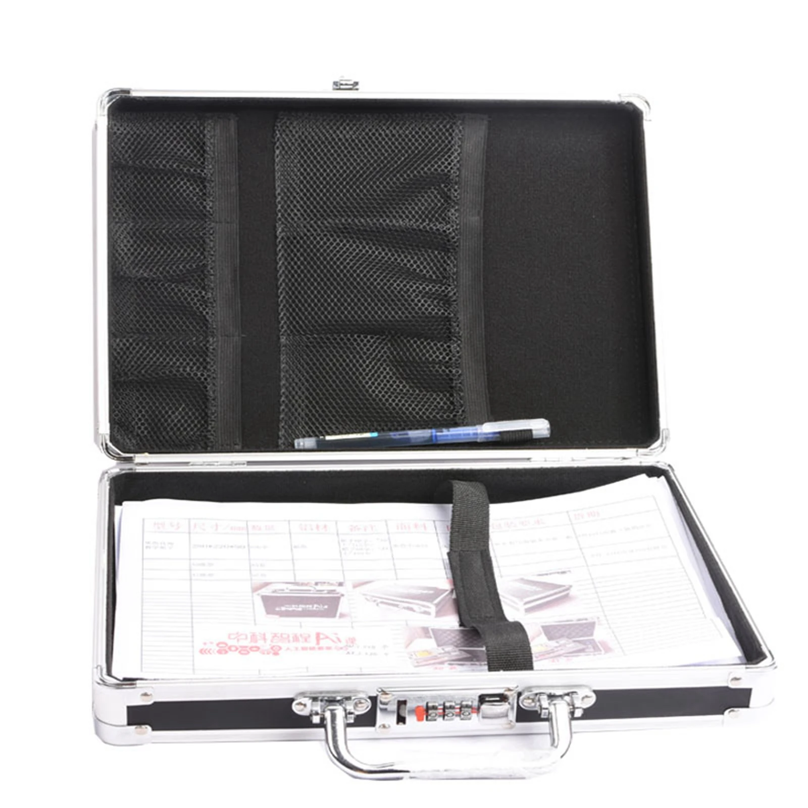 Aluminum Carrying Case Locking Cash Box Mini Aluminum Case Toolbox for Men Test Instruments Cameras Tools Parts and Accessories