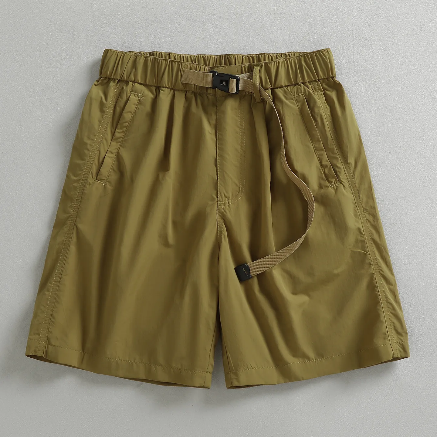 

Buckle elastic waist outdoor quick-drying casual shorts men's summer retro Japanese trend loose five-point pants