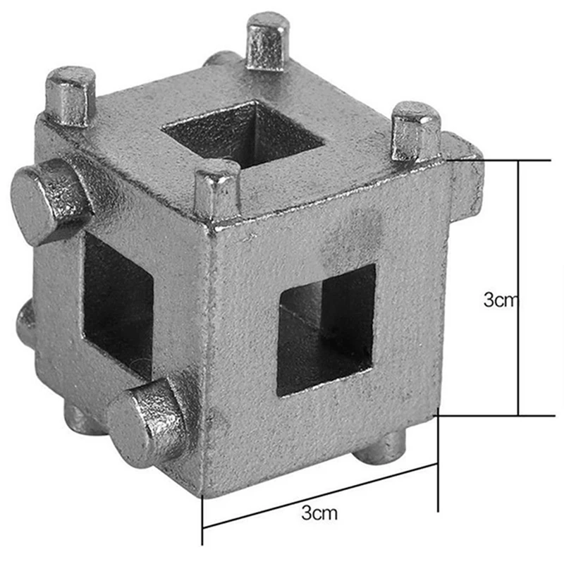 Rear Disc Brake Caliper Piston Rewind/Wind Back Cube Tool 3/8\