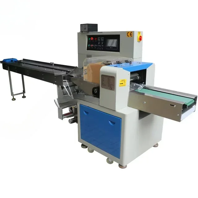 Automatic Pillow Bag Cake Instant Noodle bread biscuit Candy Soap Packing Machine chocolate bar Packaging Machine