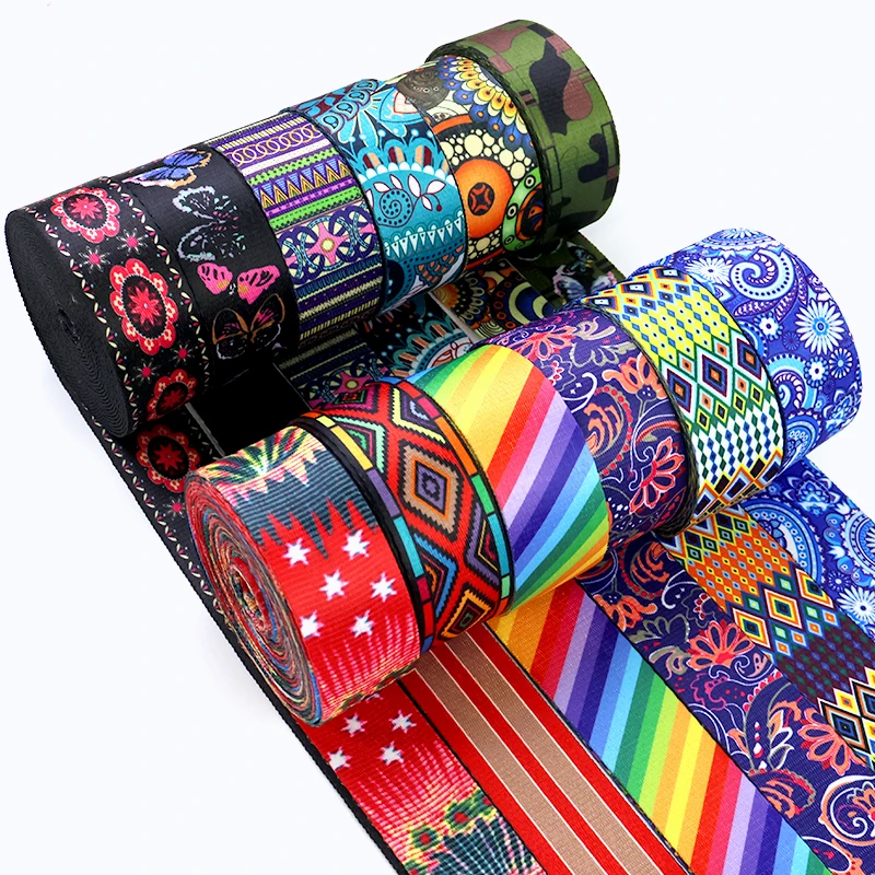 5Meters 50mm Printed Webbing R - Binding Tape Bias 评论和价格