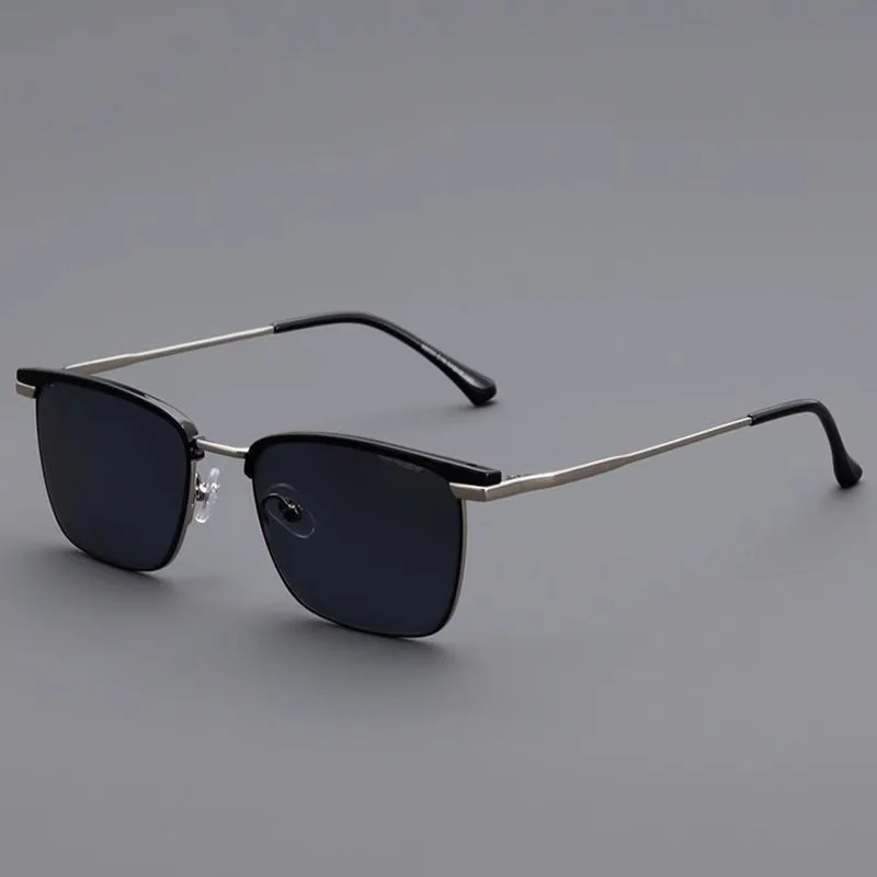 Retro Punk Brillen Unisex Klare Quadratische Sonnenbrille Mode Koreanischen Stil Mode Kleine Quadratische Sonnenbrille – Detail 4