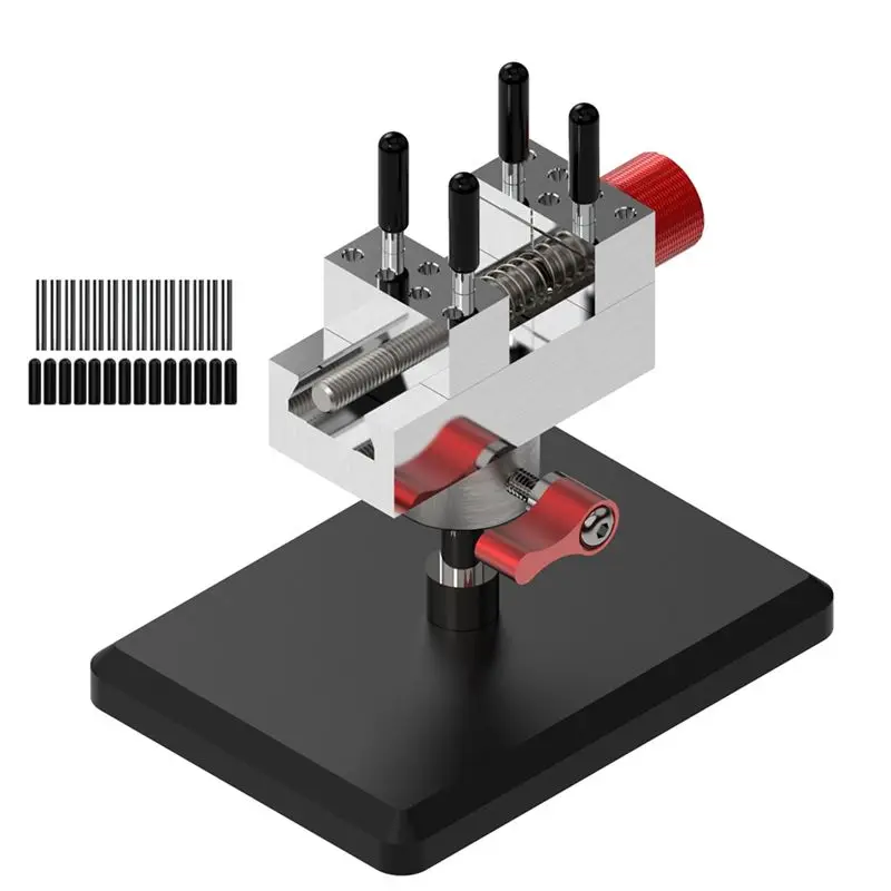 

CYCLI-Model Making Tools For Modeling Bench Slide Rail Precision Stainless Steel Clamps Bench Vise 45° Adjustable