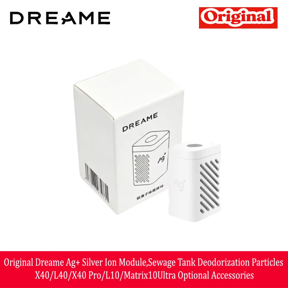 Original Dreame Ag+ Silver Ion Module,Sewage Tank Deodorization Particles X40/L40/X40 Pro/L10/Matrix10Ultra Optional Accessories