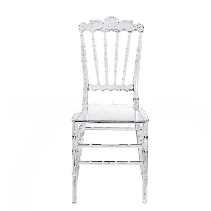 

Crystal Banquet Transparent Chair Hotel Wedding Commercial Bamboo Chair Napoleon Outdoor Wedding Banquet Crystalchair