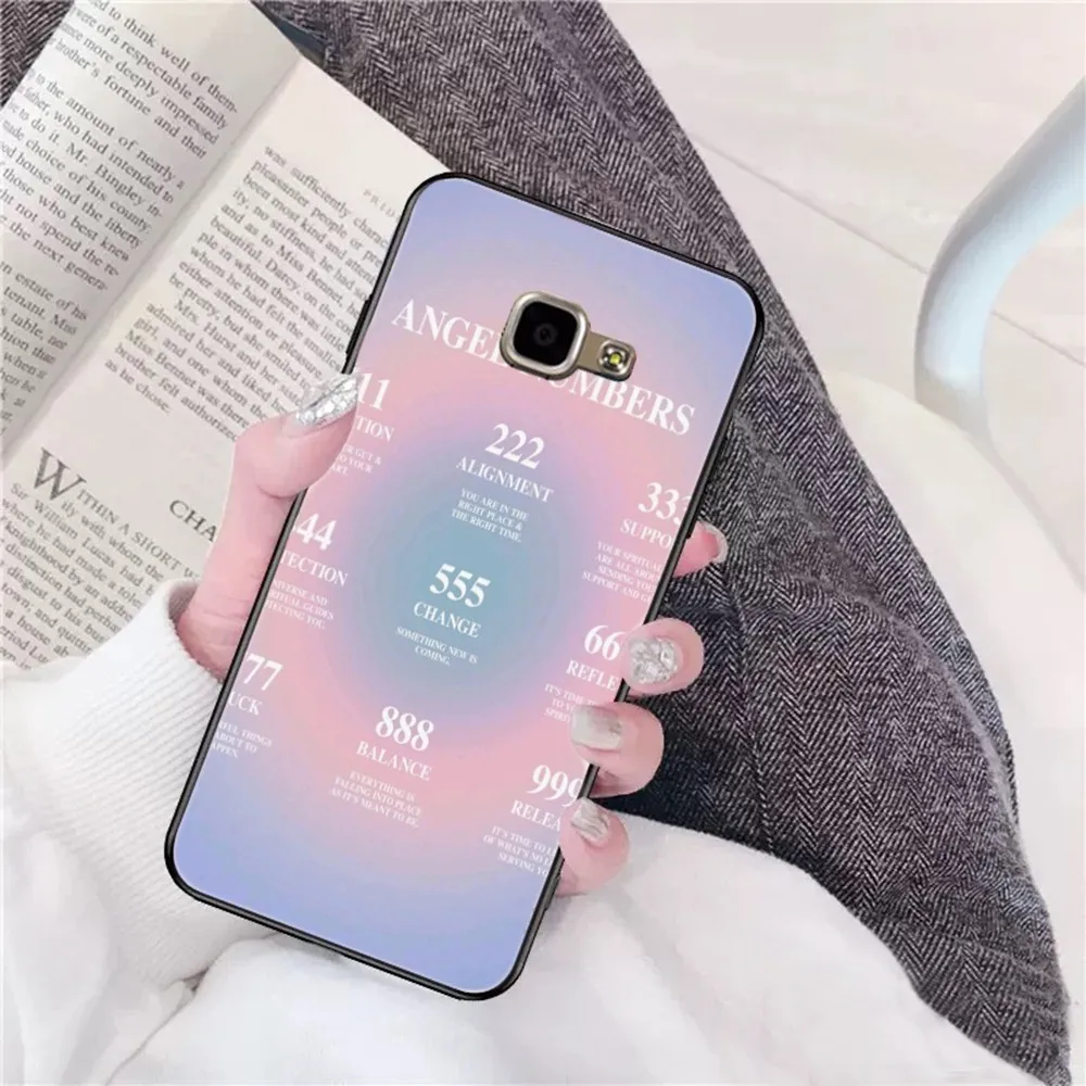 Angel Numbers Angel Energy Phone Case For Samsung A 10 11 12 13 20 21 22 30 31 32 40 51 52 53 70 71 72 73 91 13 Shell