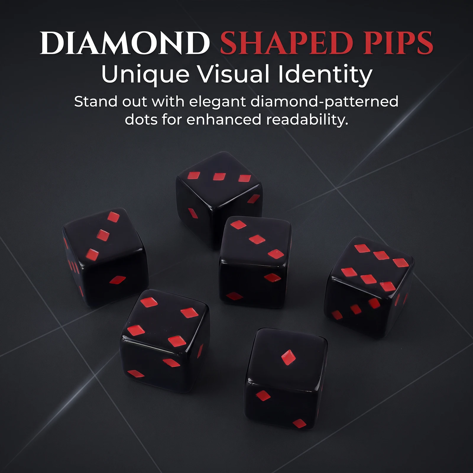 16mm Standard D6 Dice Set Soli - Board Game Yahtzee ulasan dan harga
