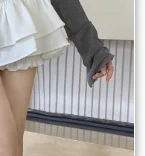 

Мини-юбка: милая, сексуальная, эластичная, с высокой талией, в стиле бал-платье, женская, с рюшами, пэчворк, в стиле Лолита, короткая, корейская, милая, в стиле Y2K, одежда в стиле балеткор