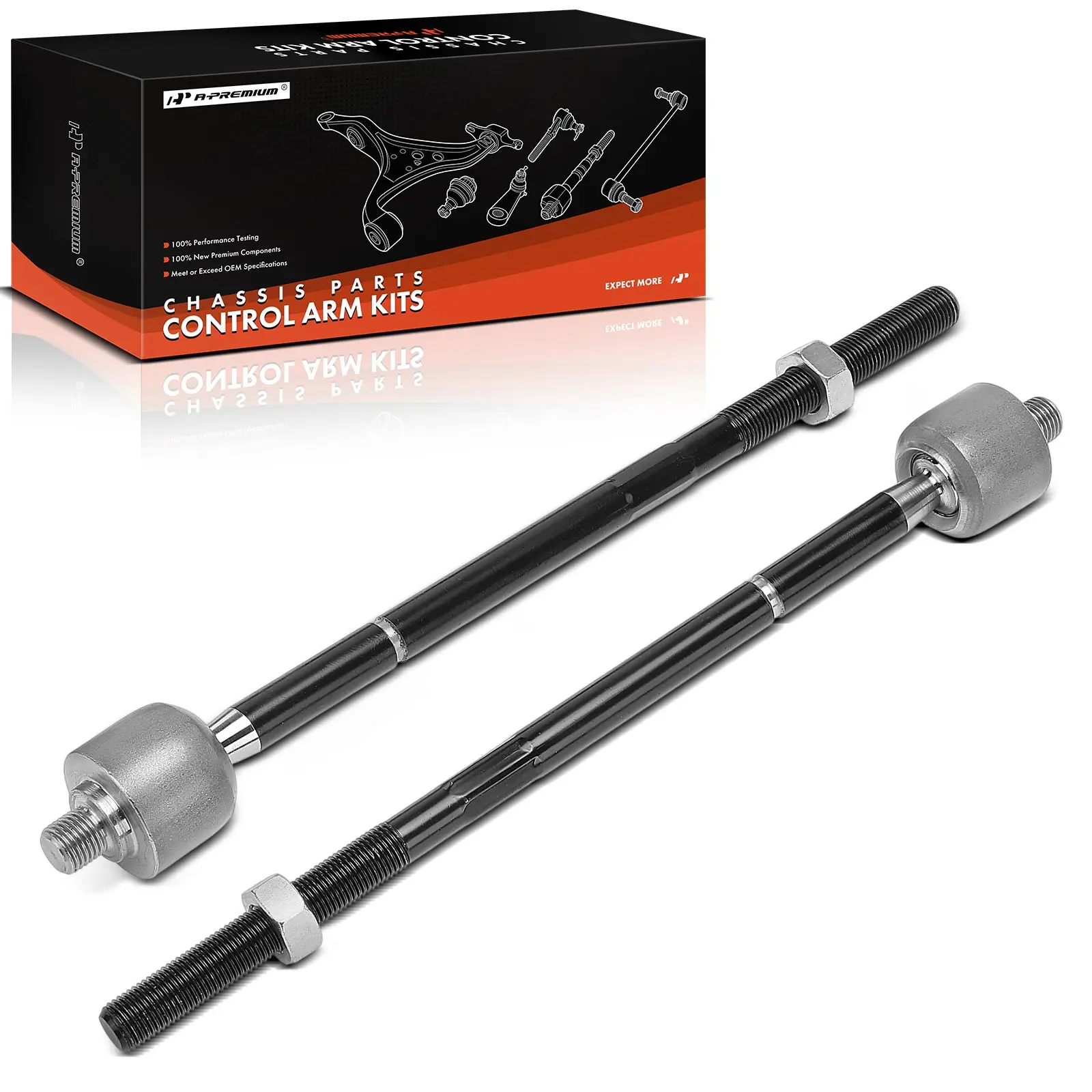 A-Premium 2x Front Inner Tie Rod End for Dodge Neon 2000 2001 2002 2003 SX 2.0 2003 Chrysler Neon 2000 2001 2002 Plymouth Neon 2000 2001