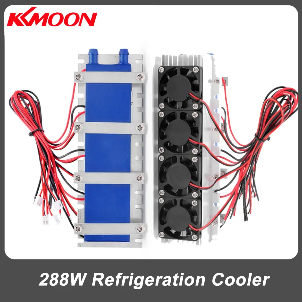 

288W Thermoelectric Peltier Refrigeration Cooler 12VDC 30A Semiconductor Cooling System DIY Kit for Air Conditioning Fan Tools