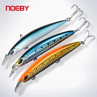 Señuelo de pesca Noeby Minnow 110S 19g 110F 19g 130F 23g Wobblers de fundición Jerkbait cebo duro Artificial para Señuelos de pesca de agua salada