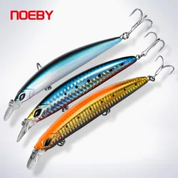 Noeby Minnow Fishing Lure 110S 19g 110F 19g 130F 23g Casting Wobblers Jerkbait Artificial Hard Bait for Saltwater Fishing Lures