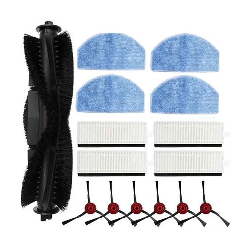 B25B 15 Pcs Vacuum Cleaner Accessories Main Side Brush Mop Filter For Laresar Mars 01/Lubluelu SL68