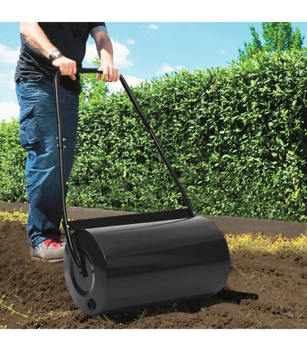 Lawn Rollers roller for black lawn 57 cm 43 L