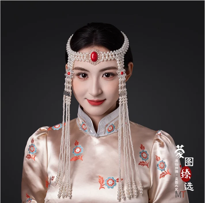 

Ethnic Minority Style Accessories for Brides, Mongolian Hair Accessories
