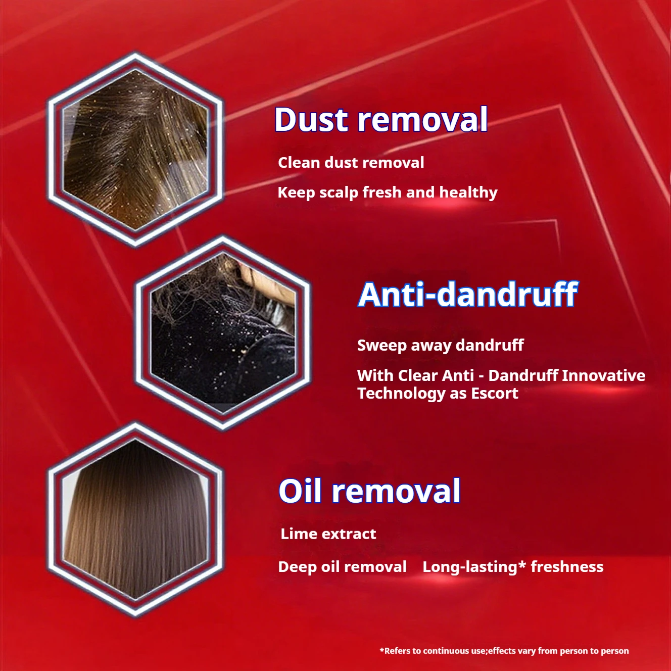 شامبو Clear Men's 2 - in - 1 المضاد للقشرة، يزيل الغبار والزيت والقشرة، 200 مل