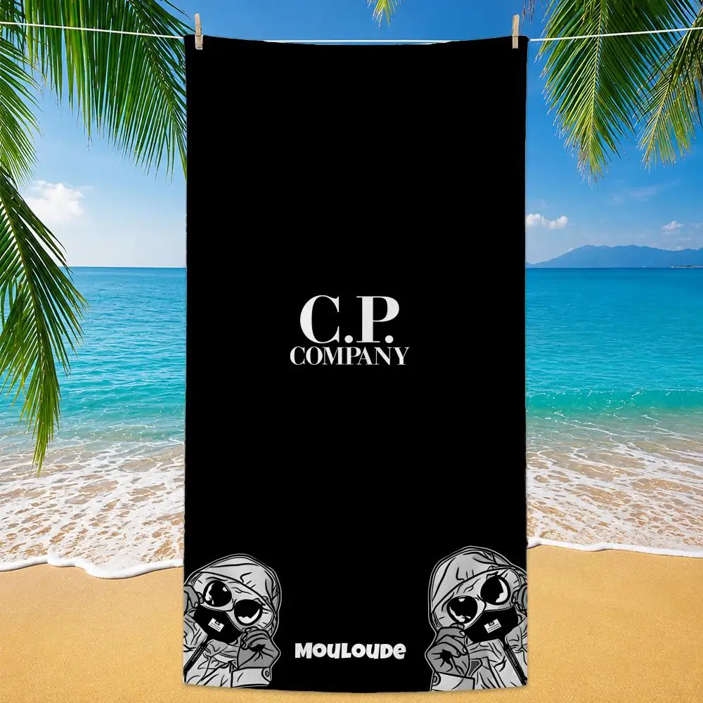 Brand C.P. Company Towel Polyester Beach Towel Quick Dry Sand Free Bath Towel for Summer Pool Travel Vacation