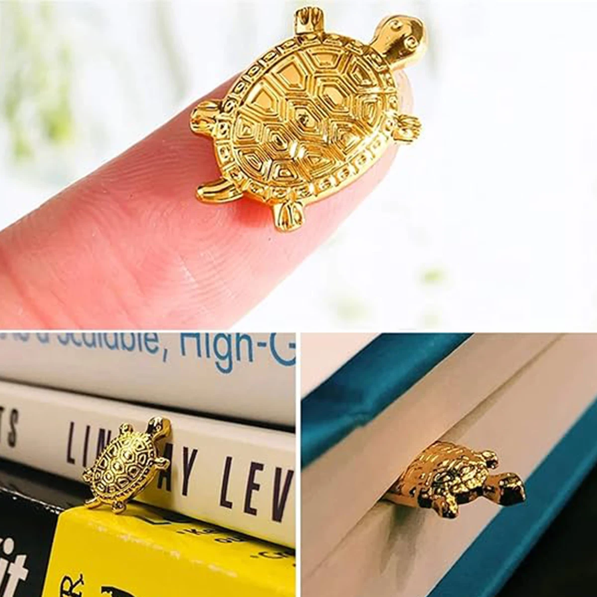 Golden Money Turtle Wealth Japanese Home Office Decoration Tabletop Ornaments Lucky Gift