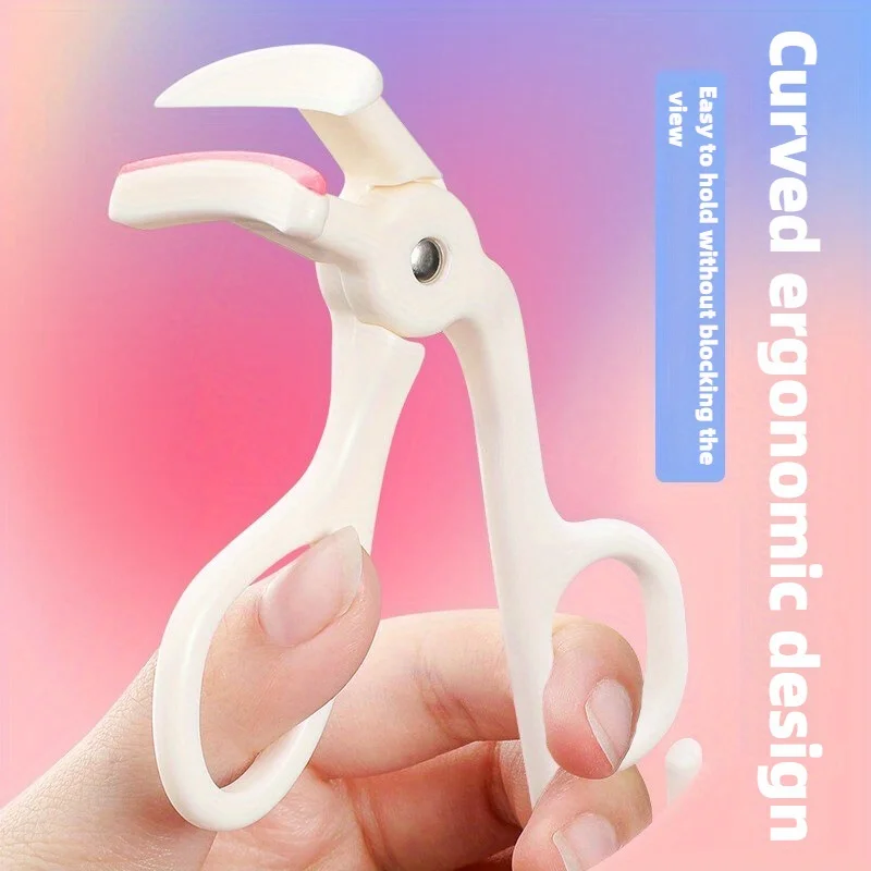 New In 1Pc Portable One-Clip Eyelash Curler Easy To Operate Gecomo Long-Lasting Styling Wide-Angle And Partial Eyelash Curler