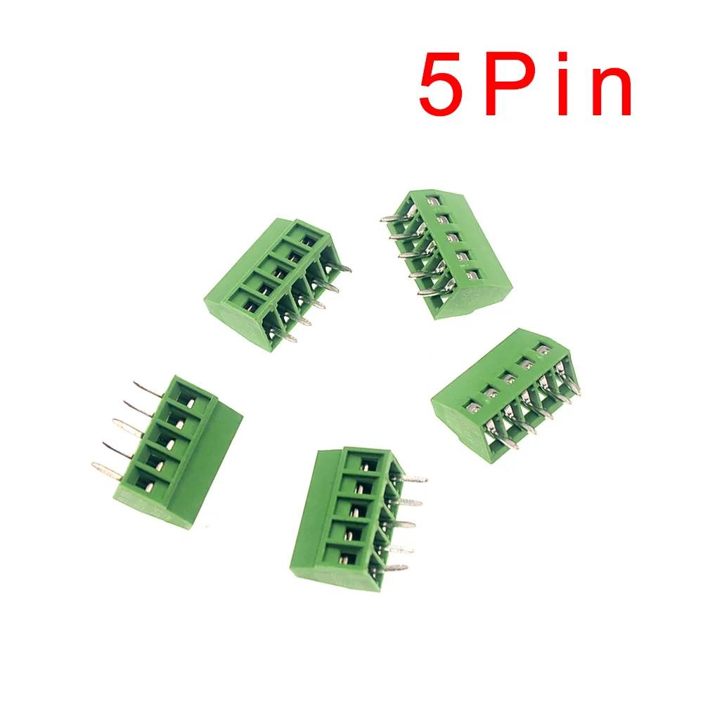 5/10 szt. KF128 2.54mm Mini wkręcane złącze skynka zaciskowa do przewodów KF128-2.54 2P 3P 4P 5P 6P 7P 8P 9P 10P 12P 16P