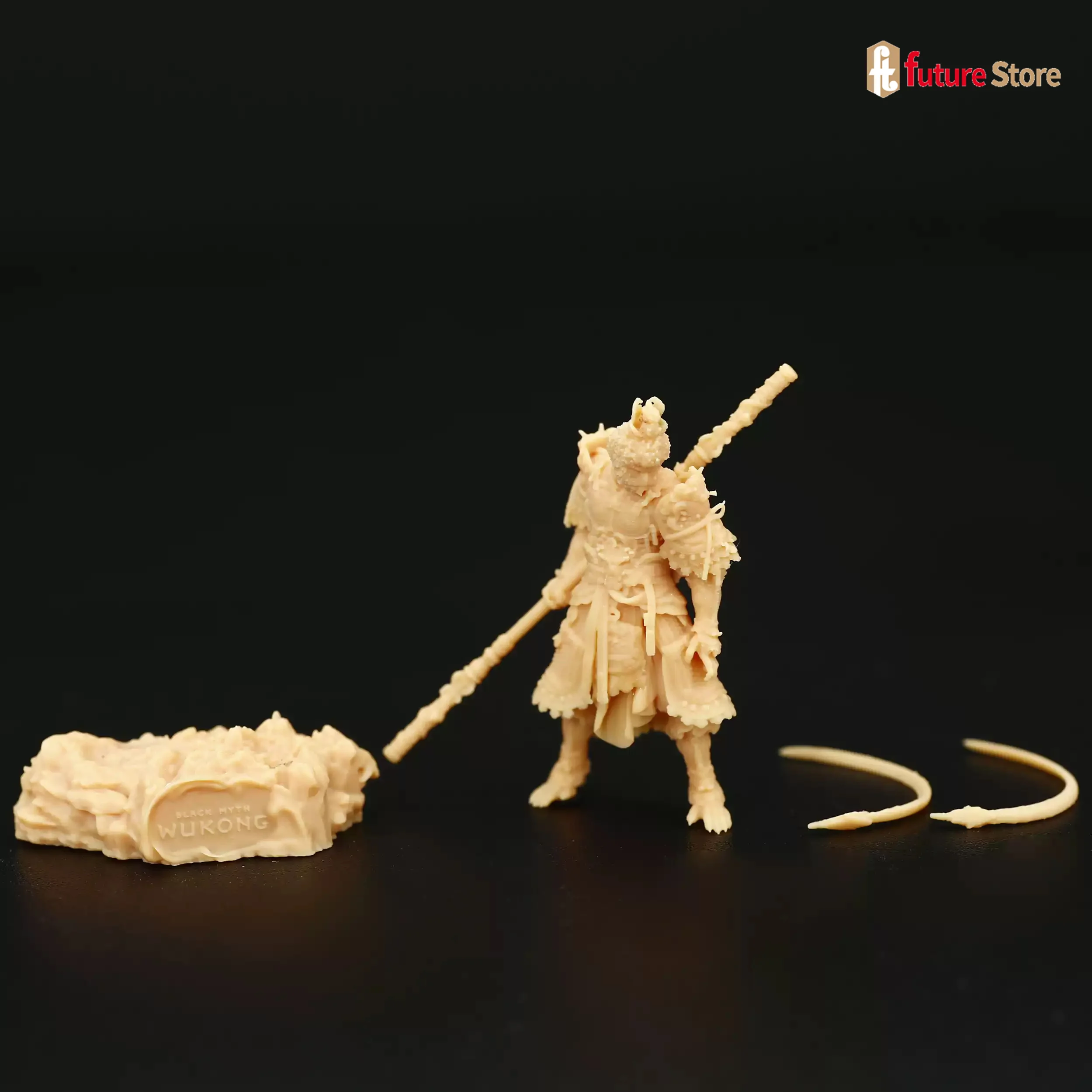 In Stock A374 1/64 1/43 Anime Monkey WUKONG Statue Chinese Myth Stories Diorama Figure Model Miniature Mini Dolls Craft Toys