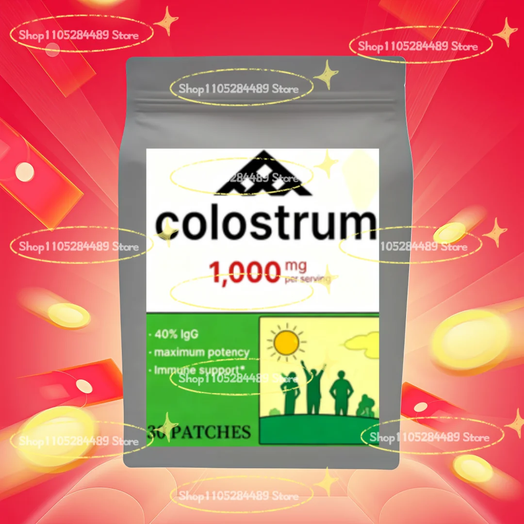 Colostrum Complex Transdermal Patches with Vitamin C, Zinc Support Immune System 30 Patches