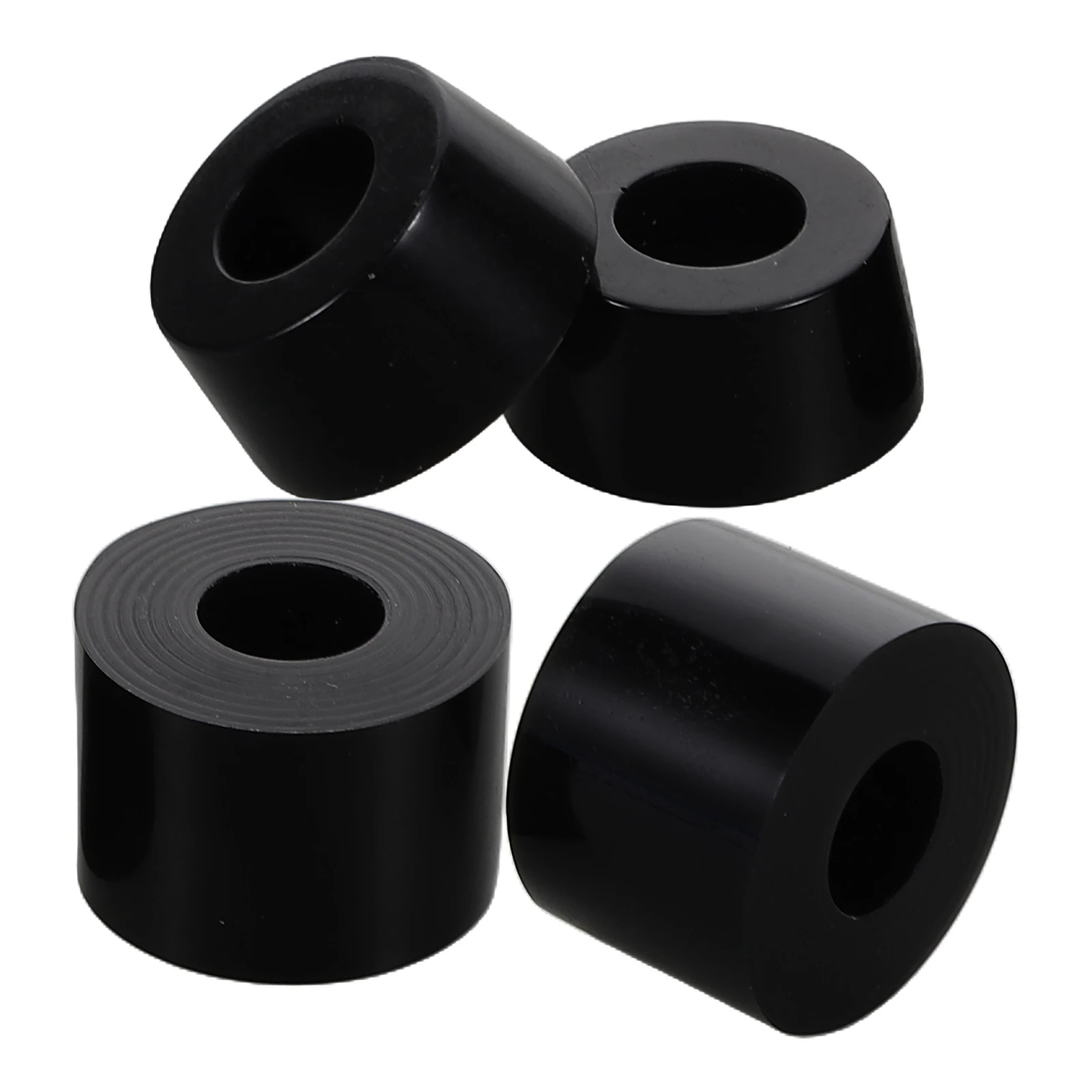 

1 set Skateboard Pads Black High Elasticity PU Material Vibration Dampening Truck Accessories