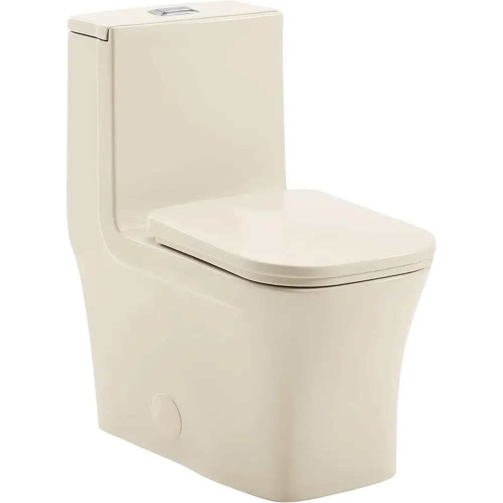 

Square Toilet Dual Flush 1.1/1.6 GPM in Bisque